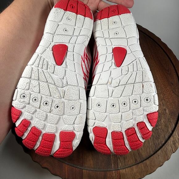 HF Barefoot Water Shoes White Red Minimalist Aqua Swim Surf Shoes Quick Dry SZ36 - Picture 13 of 13